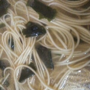 余った味噌汁で！にゅうめん